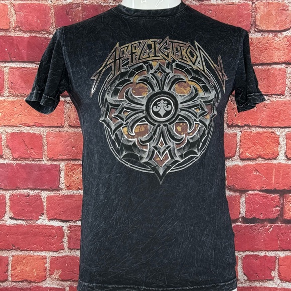 Affliction Men's Short Sleeve Graphic T-shirt - Size: Small -NWT - Picture 2 of 11